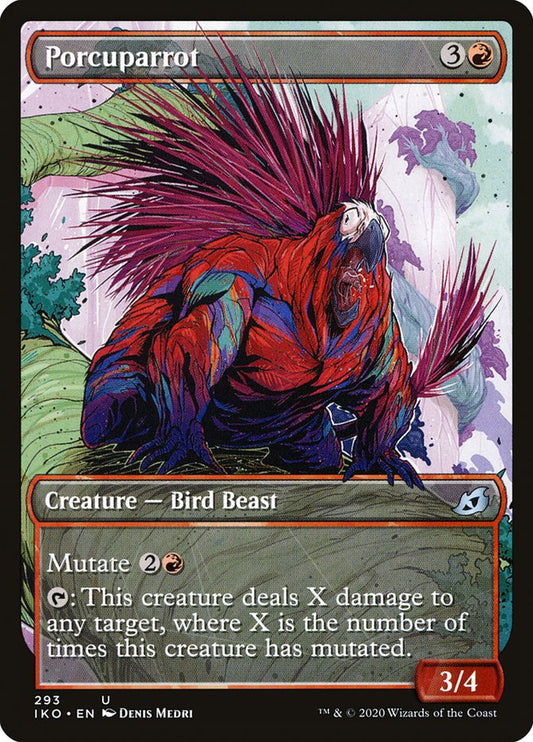 Porcuparrot front