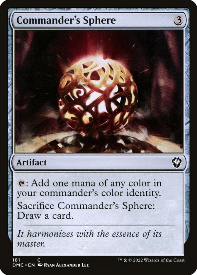 Commander's Sphere front