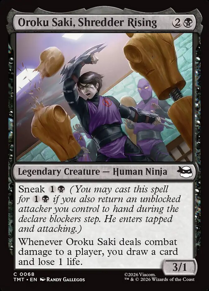 Oroku Saki, Shredder Rising front