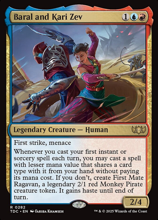 Baral and Kari Zev front