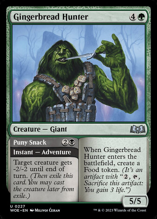 Gingerbread Hunter // Puny Snack front