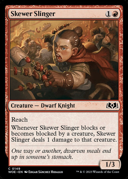 Skewer Slinger front