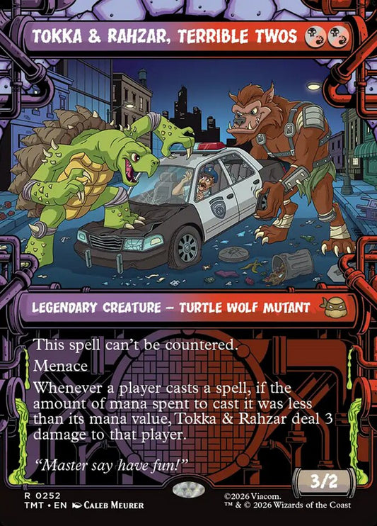 Tokka & Rahzar, Terrible Twos front