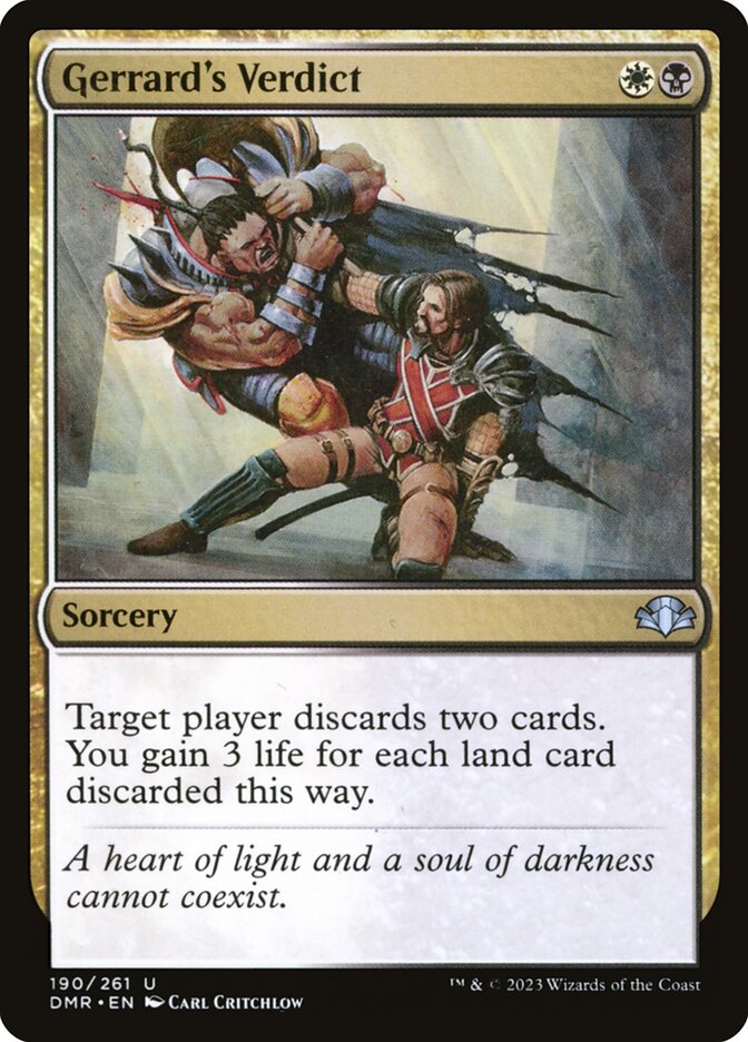 Gerrard's Verdict front