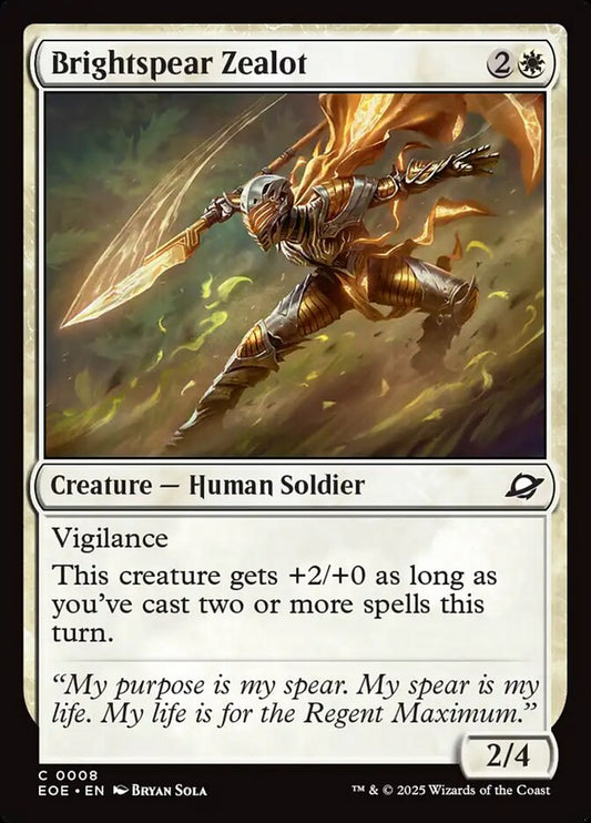Brightspear Zealot front