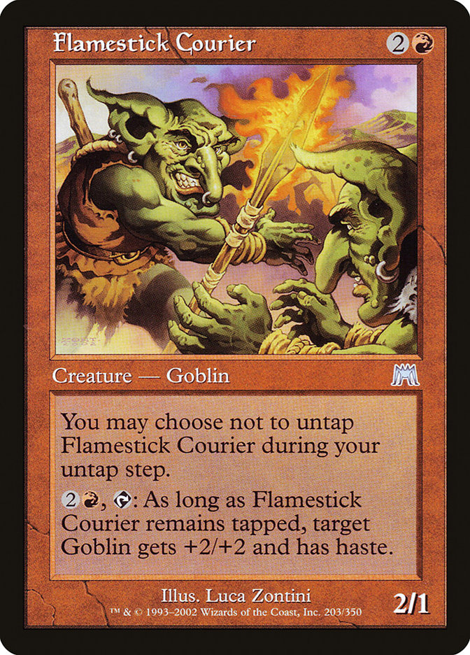 Flamestick Courier front