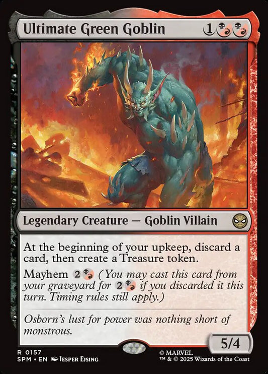 Ultimate Green Goblin front