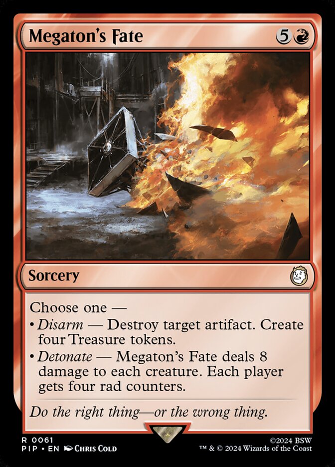 Megaton's Fate front