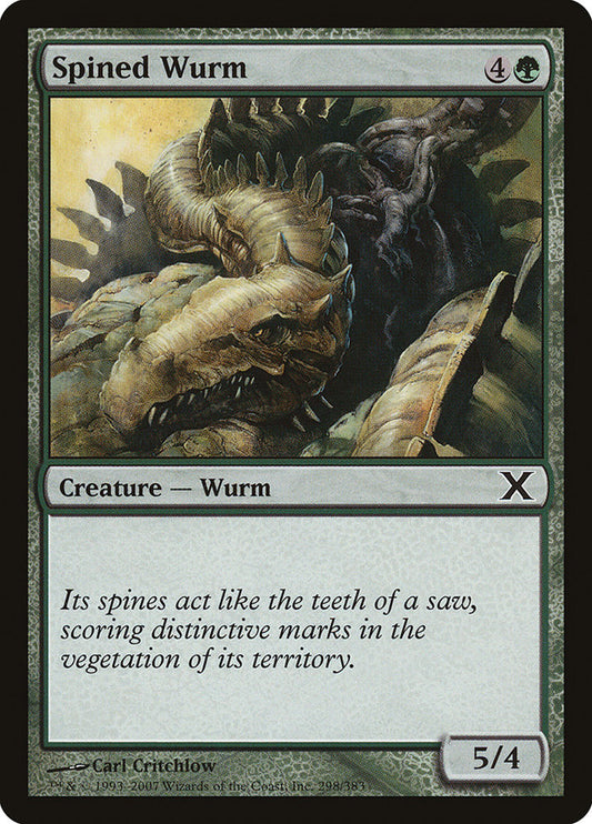 Spined Wurm front