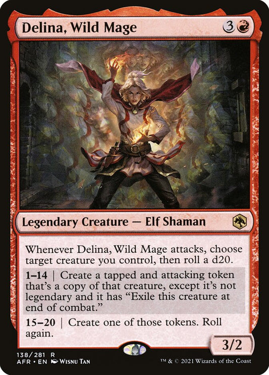 Delina, Wild Mage front