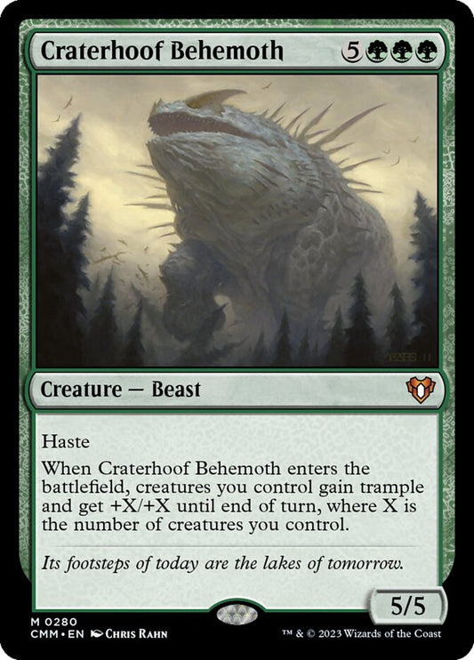 Craterhoof Behemoth front