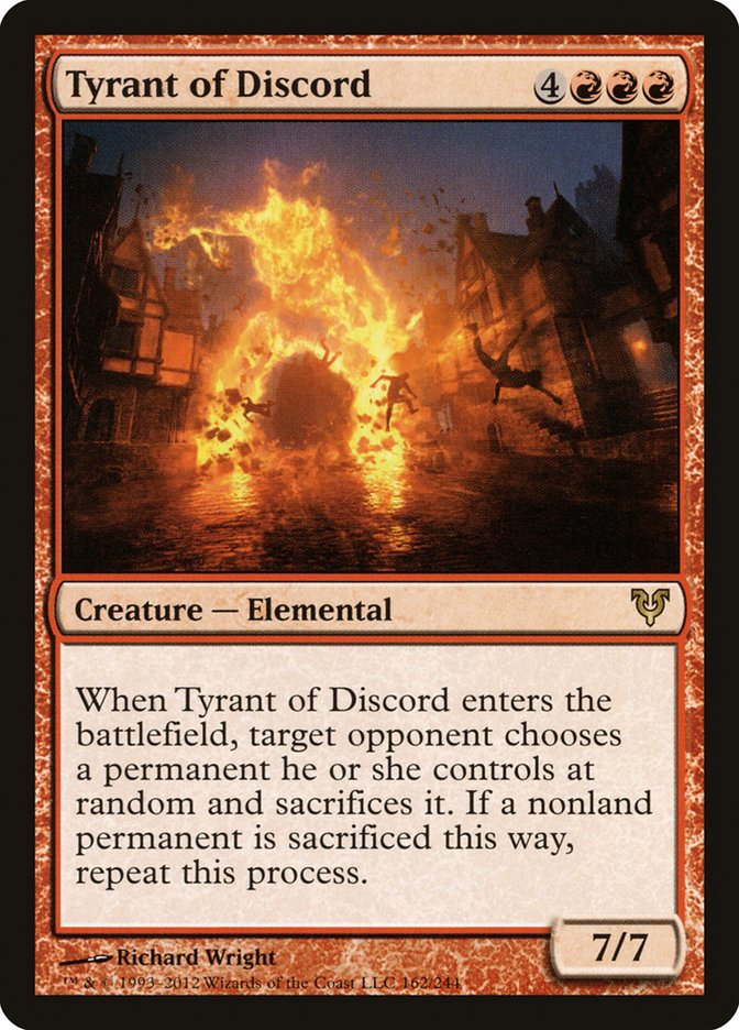Tyrant of Discord front