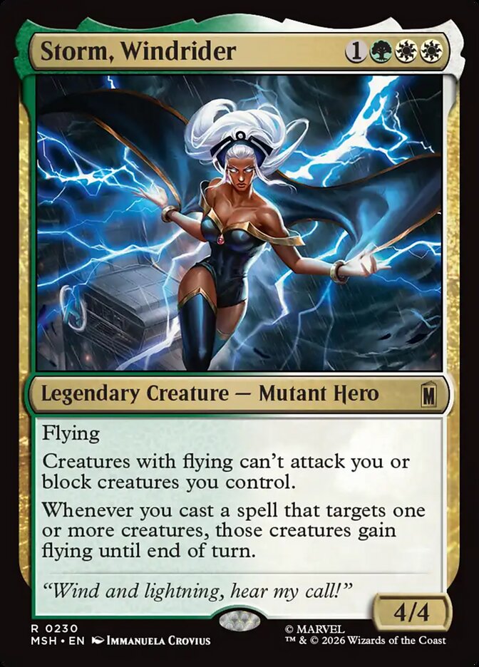 Storm, Windrider front
