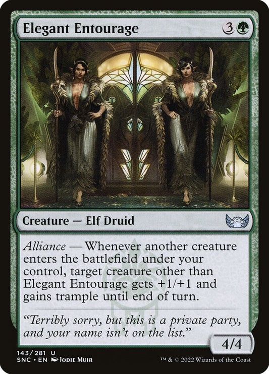 Elegant Entourage front