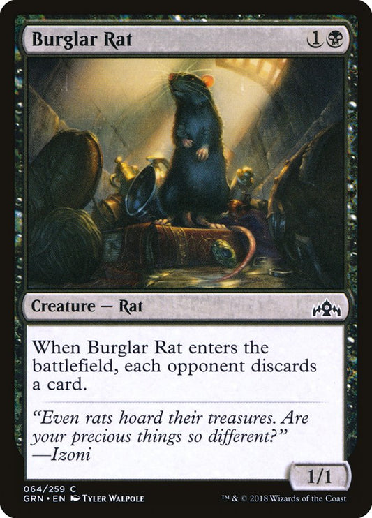 Burglar Rat front