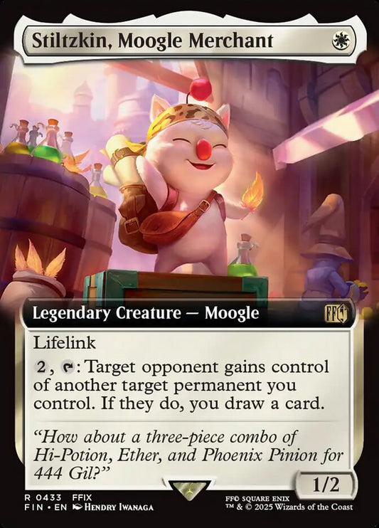 Stiltzkin, Moogle Merchant front