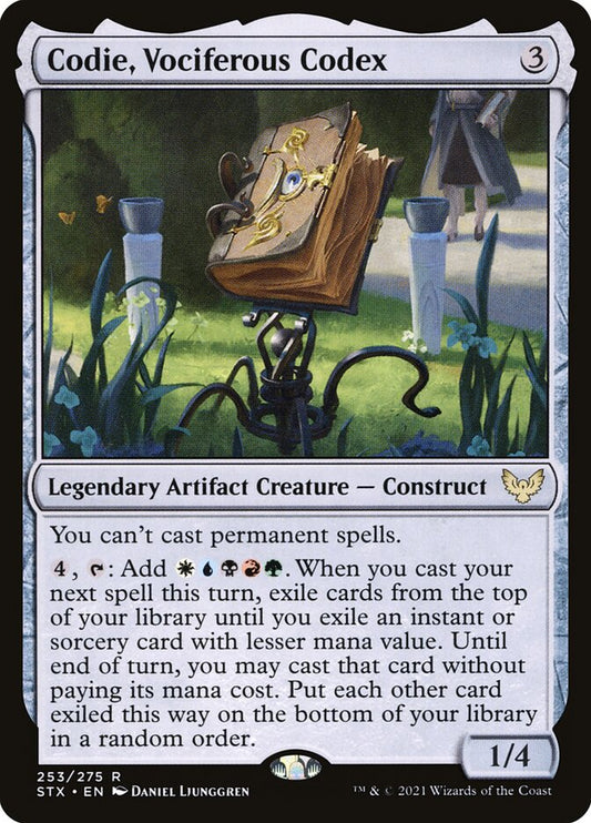 Codie, Vociferous Codex front