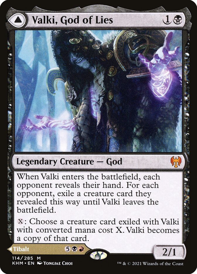 Valki, God of Lies // Tibalt, Cosmic Impostor front