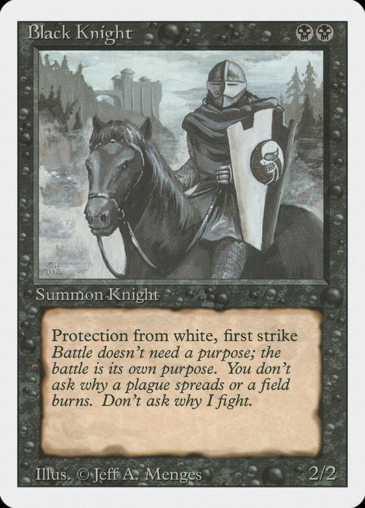 Black Knight front