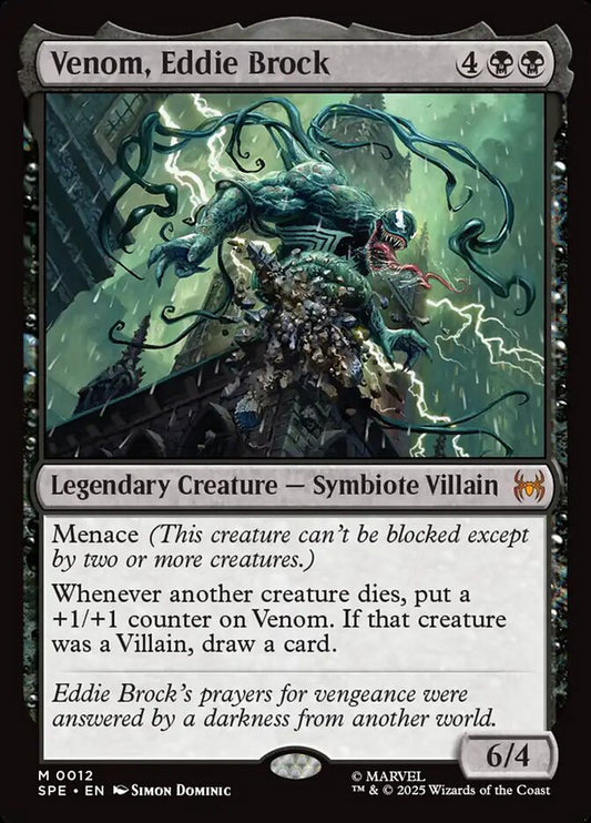 Venom, Eddie Brock front