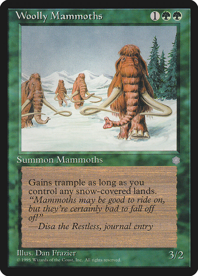 Woolly Mammoths front
