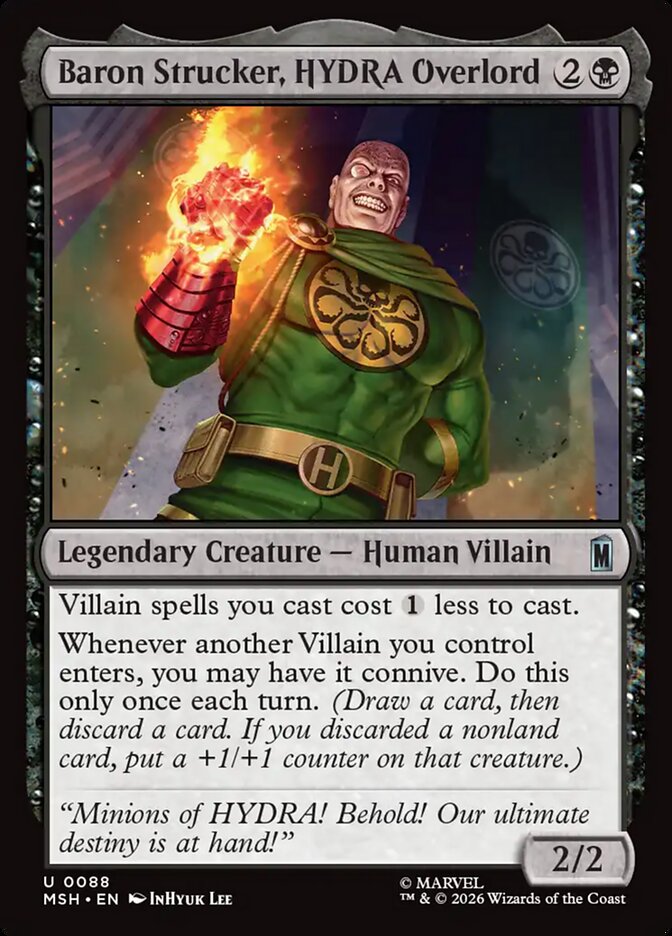 Baron Strucker, HYDRA Overlord front