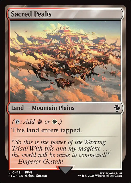 Sacred Peaks front