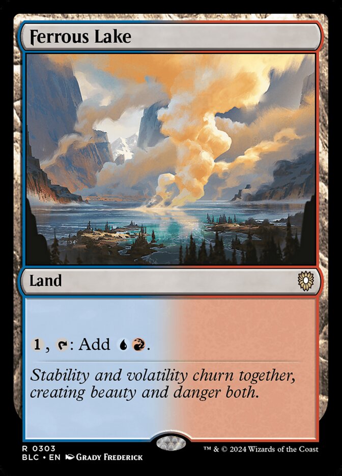Ferrous Lake front