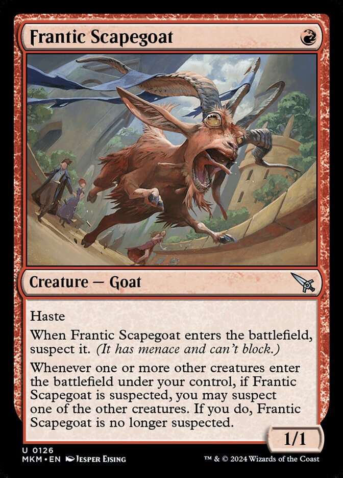 Frantic Scapegoat front