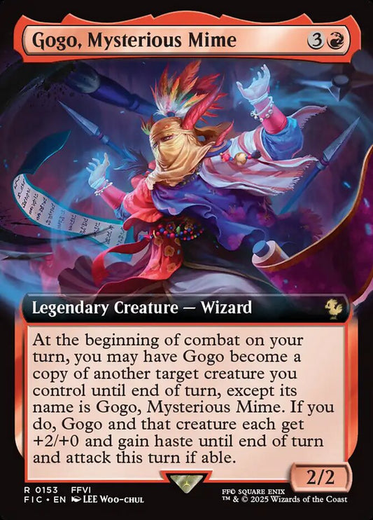 Gogo, Mysterious Mime front