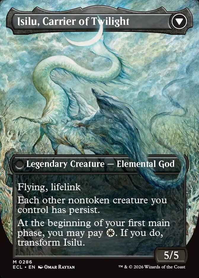 Eirdu, Carrier of Dawn // Isilu, Carrier of Twilight (Full Art)