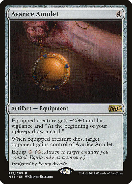 Avarice Amulet front