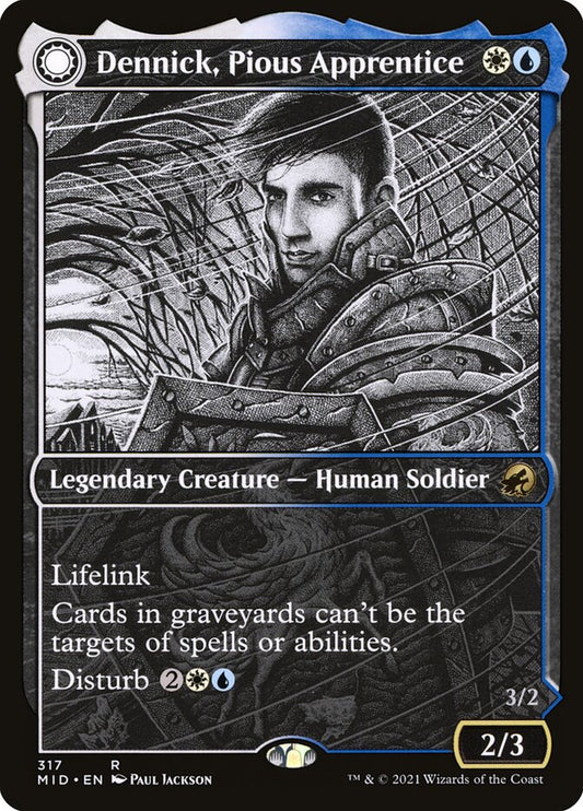 Dennick, Pious Apprentice // Dennick, Pious Apparition front