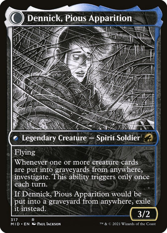 Dennick, Pious Apprentice // Dennick, Pious Apparition back