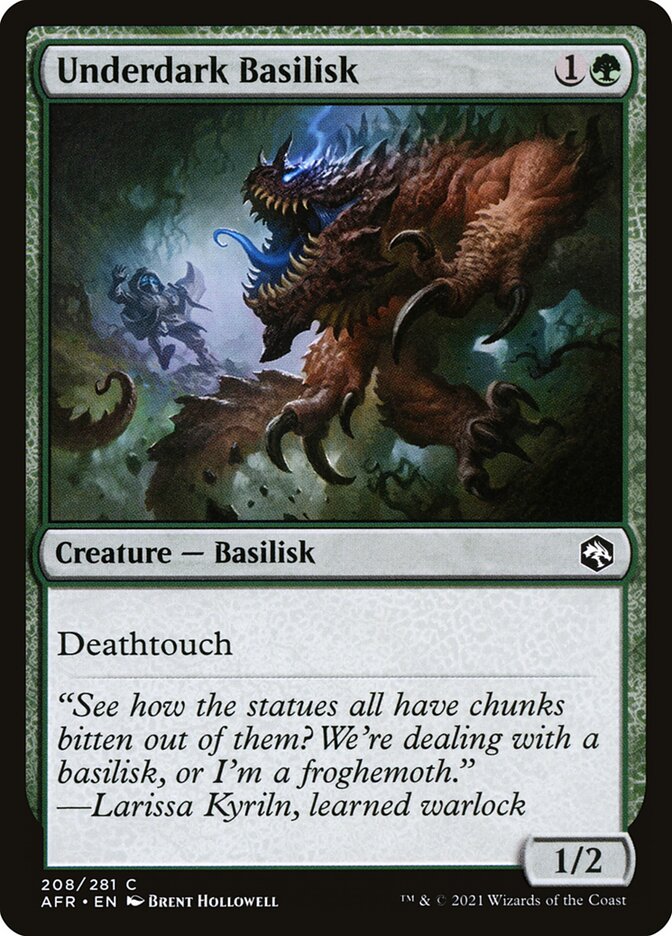 Underdark Basilisk front