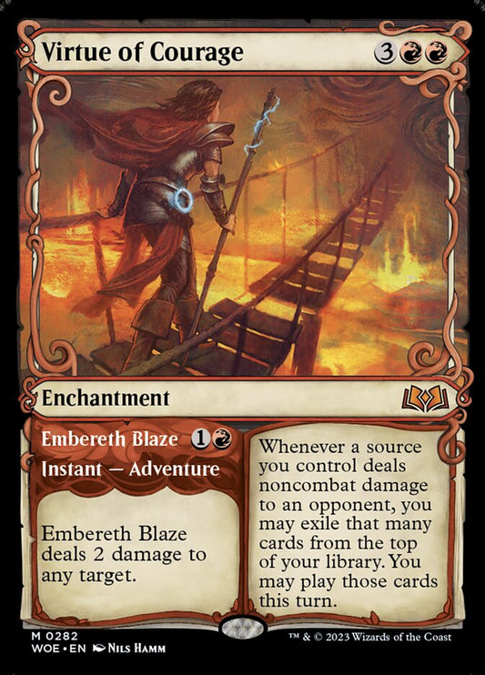Virtue of Courage // Embereth Blaze back