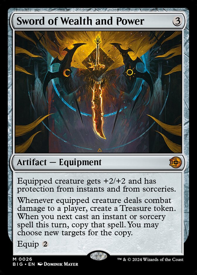 Sword of Wealth and Power front