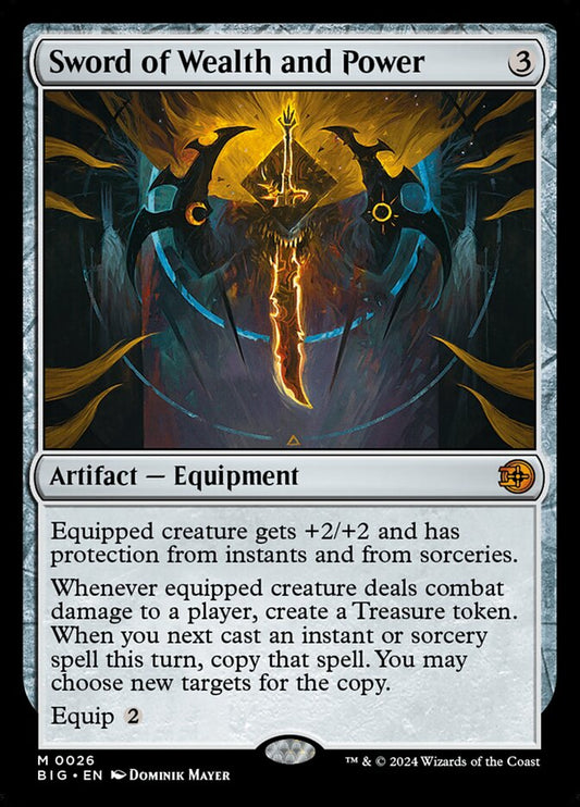 Sword of Wealth and Power front