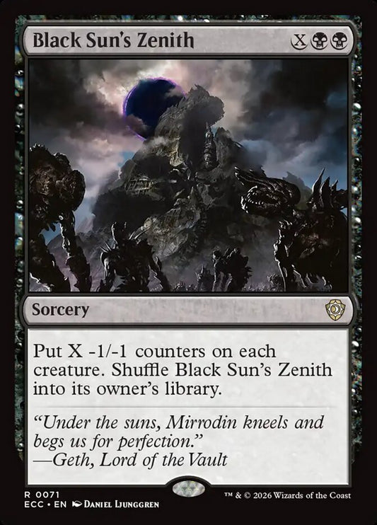 Black Sun's Zenith front