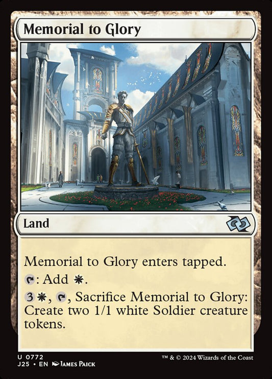 Memorial to Glory front