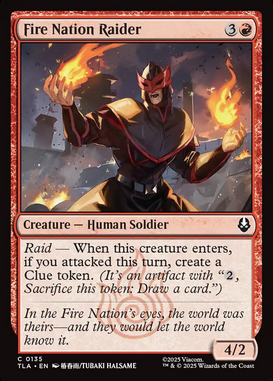 Fire Nation Raider front