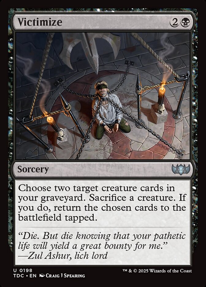 Victimize front