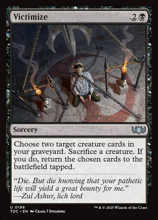 Victimize front