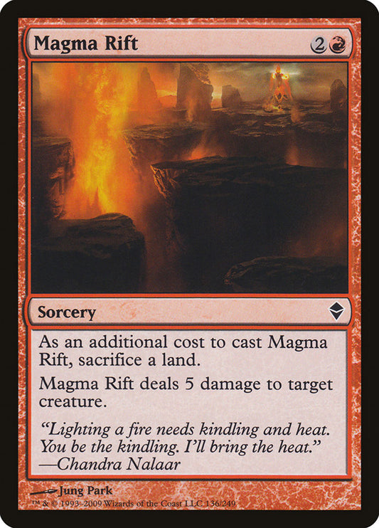 Magma Rift front