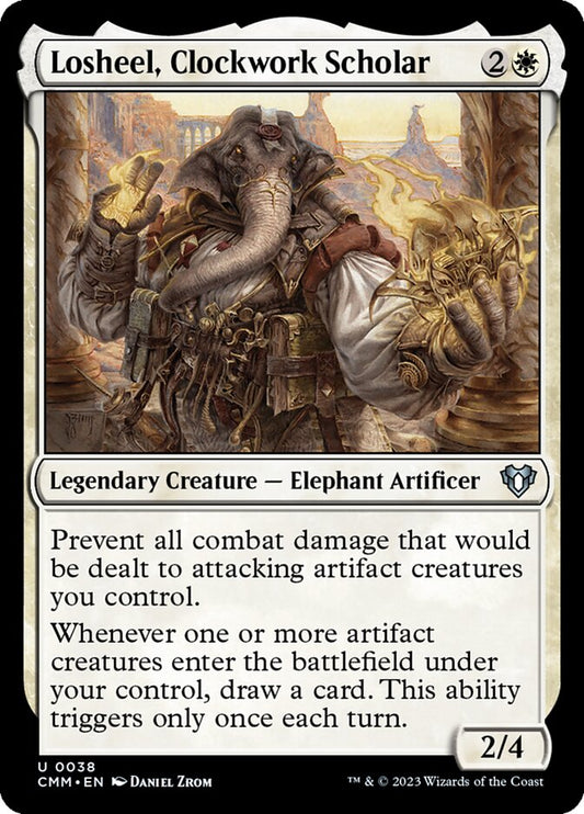 Losheel, Clockwork Scholar front