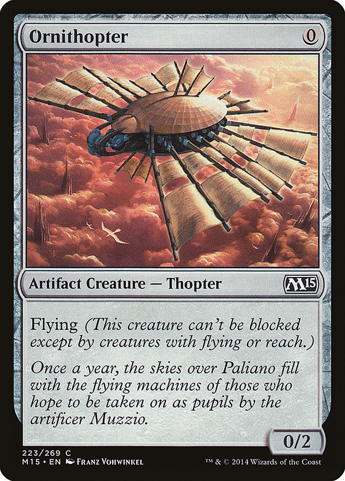 Ornithopter front
