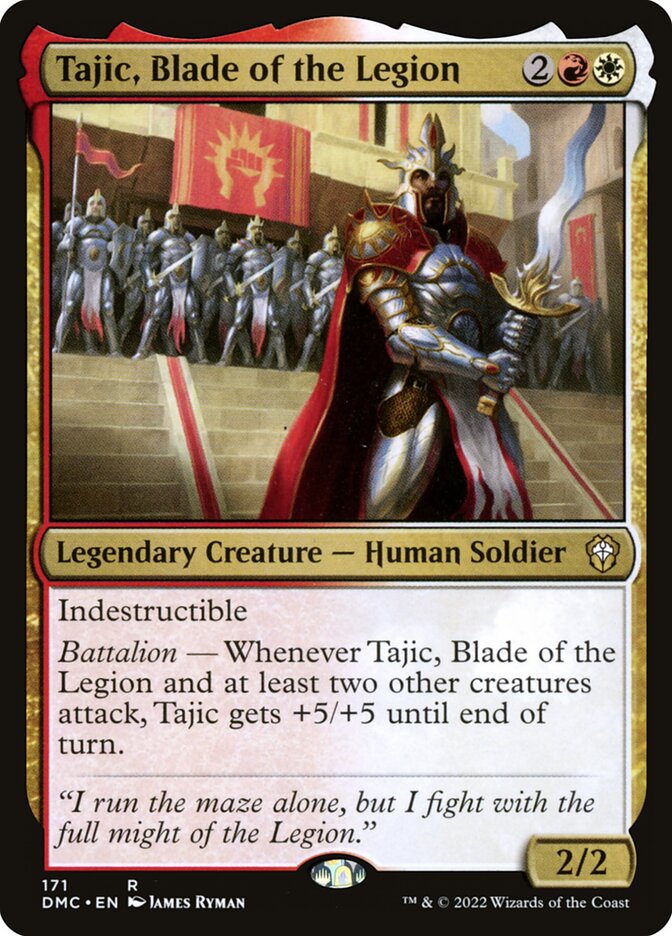 Tajic, Blade of the Legion front