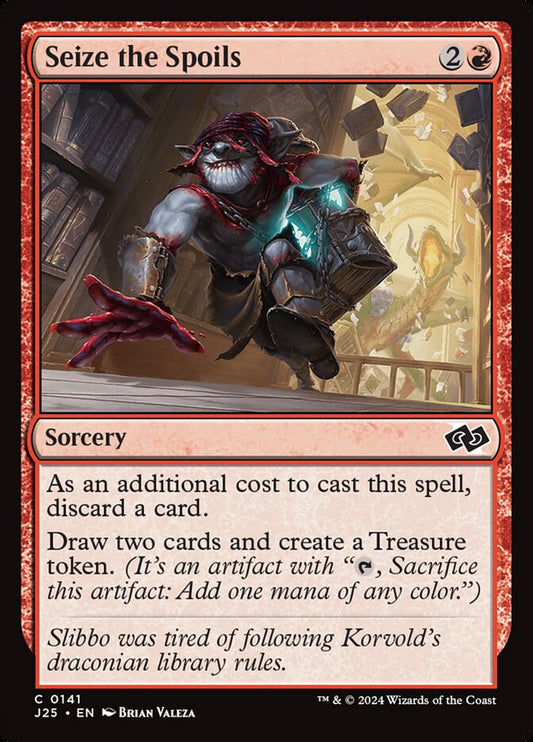 Seize the Spoils front