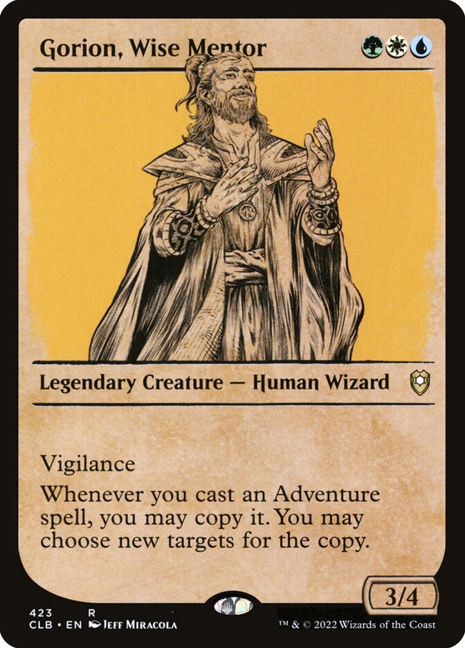 Gorion, Wise Mentor front