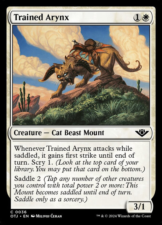 Trained Arynx front